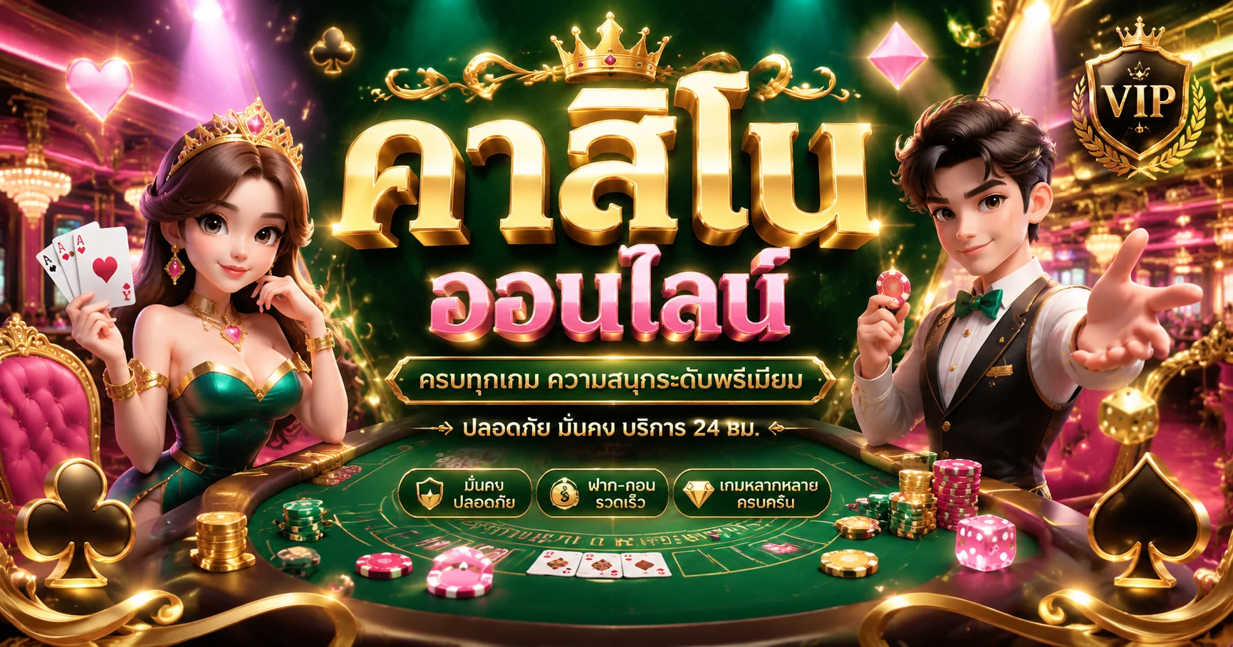 คาสิโนออนไลน์ NAKA GAME บาคาร่าสดถ่ายทอดสด